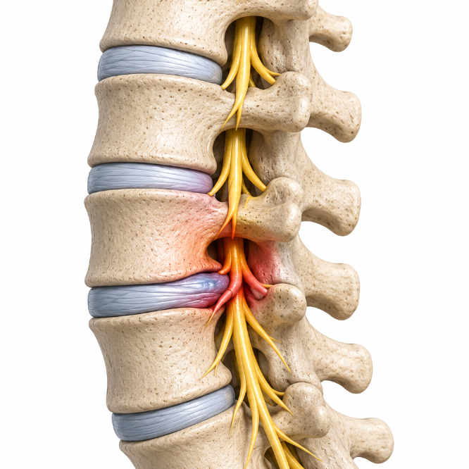 Persistent nerve compression or stiffness